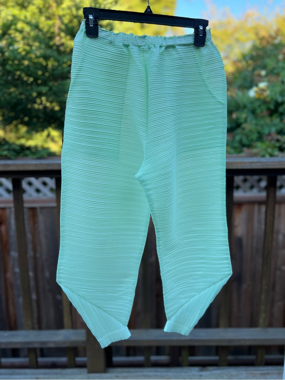 Mint Green Pleated pants